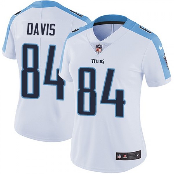 Women's Titans #84 Corey Davis White Stitched NFL Vapor Untouchable Limited Jersey