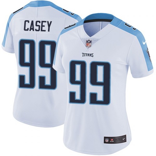 Women's Titans #99 Jurrell Casey White Stitched NFL Vapor Untouchable Limited Jersey