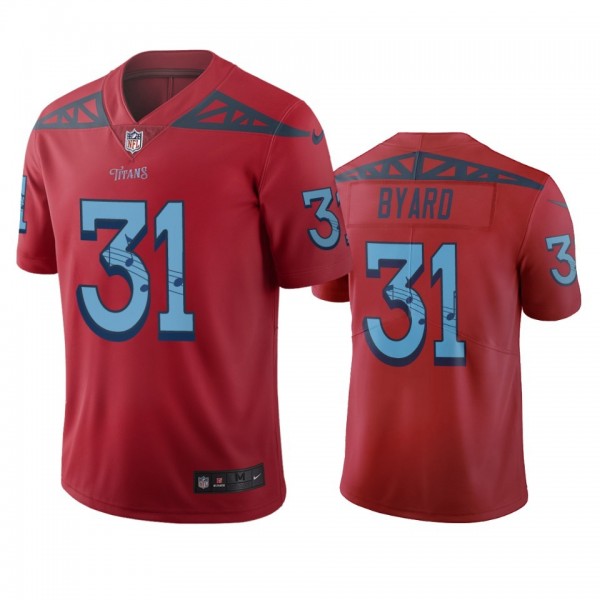 Tennessee Titans #31 Kevin Byard Red Vapor Limited City Edition NFL Jersey