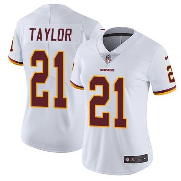 Women's Redskins #21 Sean Taylor White Stitched NFL Vapor Untouchable Limited Jersey