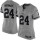 Women's Redskins #24 Josh Norman Gray Stitched NFL Limited Gridiron Gray Jersey