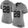 Women's Redskins #28 Darrell Green Gray Stitched NFL Limited Gridiron Gray Jersey