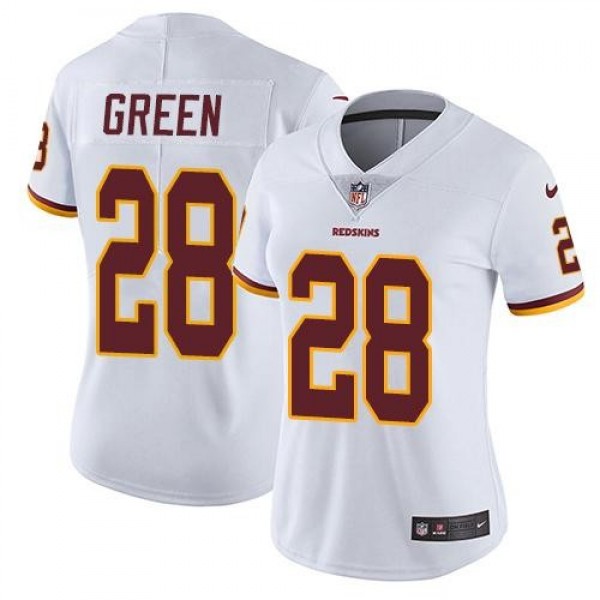 Women's Redskins #28 Darrell Green White Stitched NFL Vapor Untouchable Limited Jersey