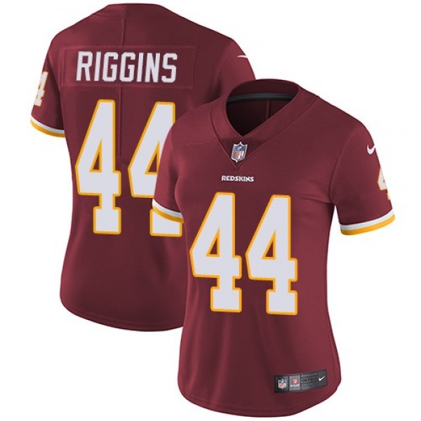 Women's Redskins #44 John Riggins Burgundy Red Team Color Stitched NFL Vapor Untouchable Limited Jersey