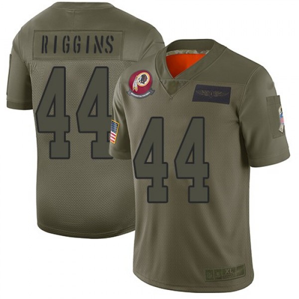Nike Redskins #44 John Riggins Camo Men's Stitched NFL Limited 2019 Salute To Service Jersey