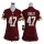 Women's Redskins #47 Chris Cooley Burgundy Red Team Color Stitched NFL Elite Jersey