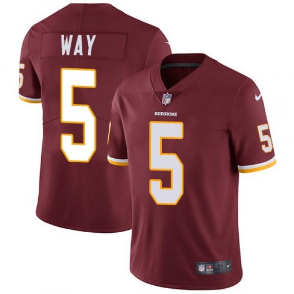 Nike Redskins #5 Tress Way Burgundy Team Color Men's Stitched NFL Vapor Untouchable Limited Jersey