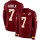 Nike Redskins #7 Dwayne Haskins Jr Burgundy Red Team Color Men's Stitched NFL Limited Therma Long Sleeve Jersey
