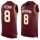 Nike Redskins #8 Case Keenum Burgundy Red Team Color Men's Stitched NFL Limited Tank Top Jersey