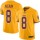 Nike Redskins #8 Case Keenum Gold Men's Stitched NFL Limited Rush Jersey