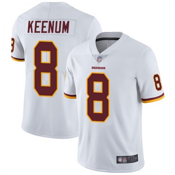 Nike Redskins #8 Case Keenum White Men's Stitched NFL Vapor Untouchable Limited Jersey
