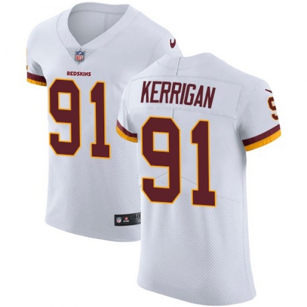 Nike Redskins #91 Ryan Kerrigan White Men's Stitched NFL Vapor Untouchable Elite Jersey