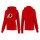Women's Washington Redskins Logo Pullover Hoodie Red Jersey